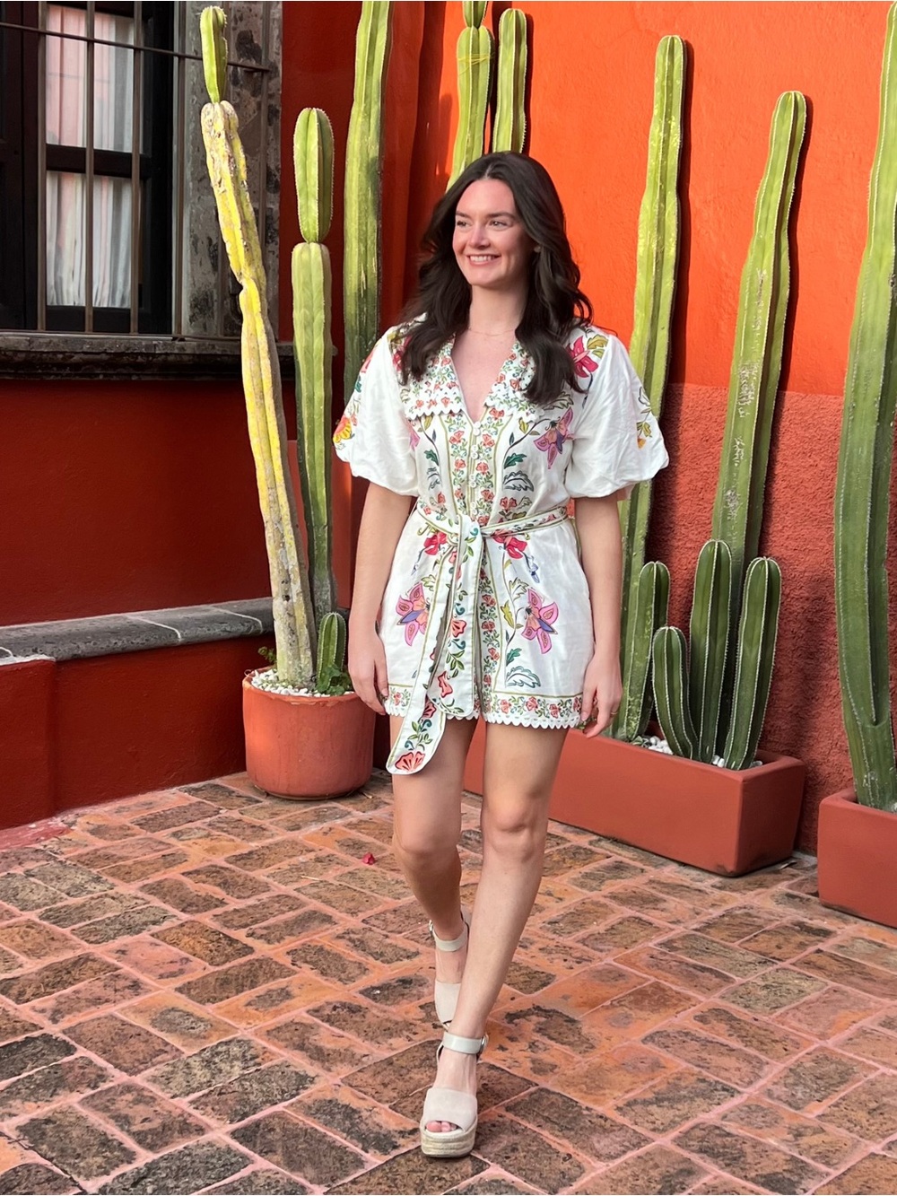 FARM Rio belted Floral Insects Romper Size M - Picture 12 of 16